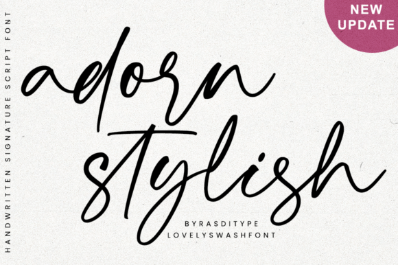 Adorn Stylish: A Script Amp Font That Earns Its Place in Real Campaigns
