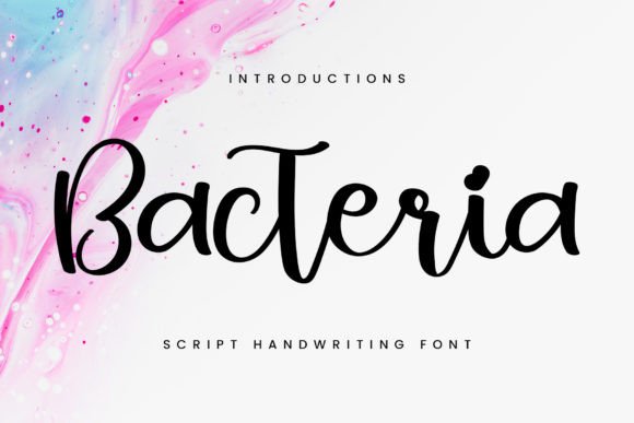 Bacteria Font: Elegant Handwritten Style for Your Brand