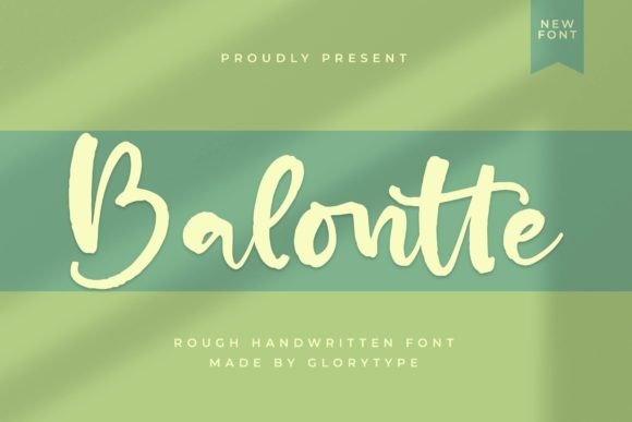 Balontte: A Refined Script for Real Brand Work