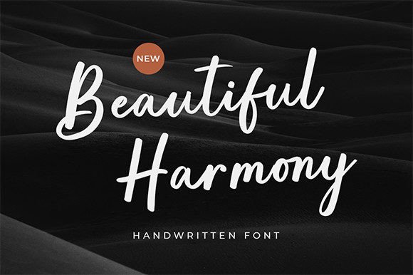 Beautiful Harmony: A Handwritten Script Font That Fits Real Campaigns