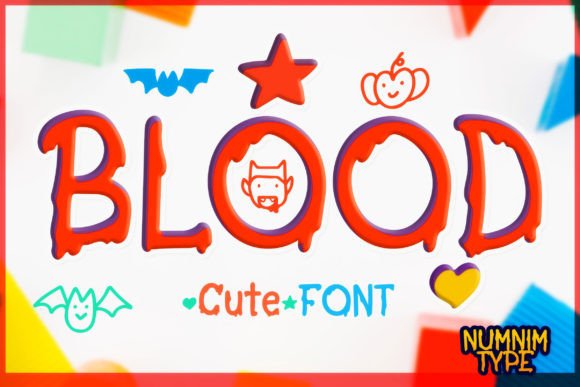 Blood Handwritten Font for Playful, Personal Craft Projects