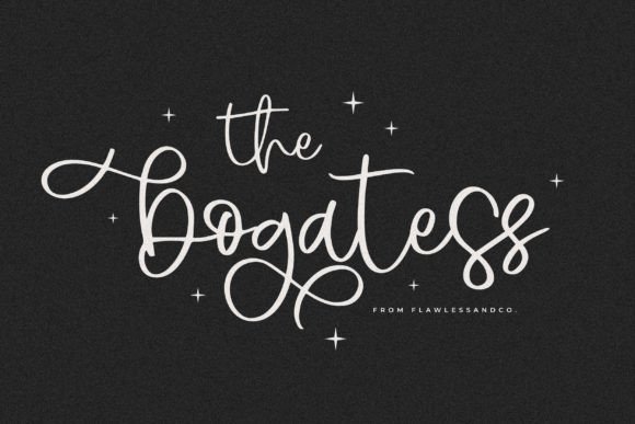 Bogatess: A Romantic Handwritten Font for Scroll-Stopping Campaigns