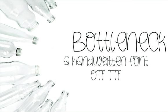 Bottleneck: A Handwritten Font That Feels Like a Warm Conversation