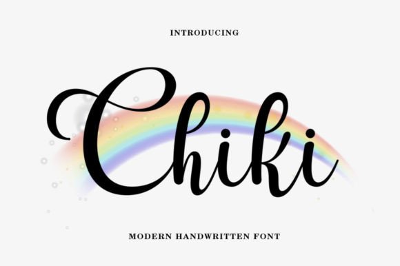 Chiki: A Modern Handwritten Font for Real Business Branding