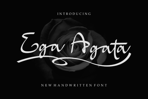 Ega Agata: A Handwritten Font That Feels Human on Screen