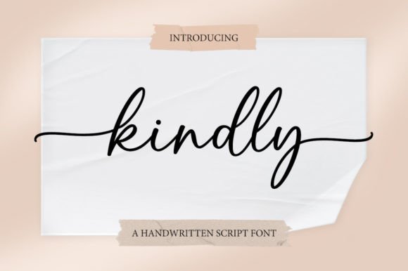 Kindly: A Refined Handwritten Font for Editorial Design