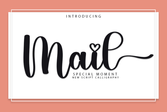 Mail: A Handwritten Font That Elevates Real Business Branding