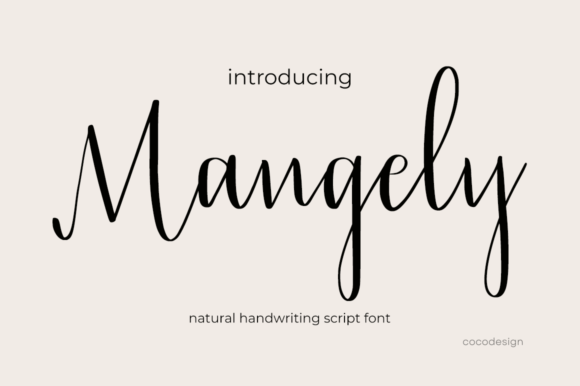 Mangely: A Handwritten Font That Feels Human in Real Campaigns