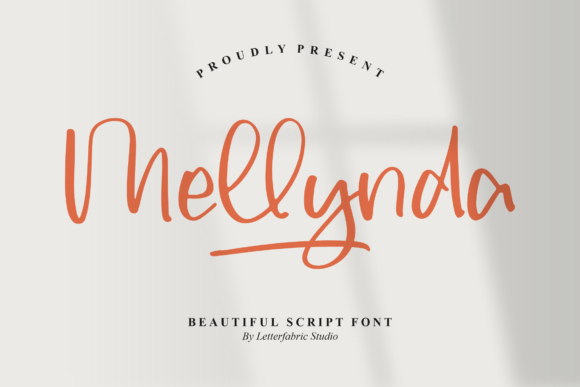 Mellynda Script Font for Handmade Brands & Printables