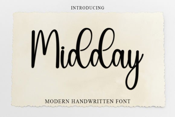 Midday: A Handwritten Font for Elegant Digital Branding