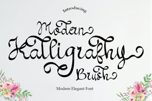 Modern Kalligraphy Brush: A Refined Script Font for Digital Branding