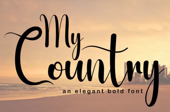 My Country: A Handwritten Typeface That Elevates Digital Branding