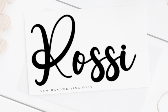 Rossi Handwritten Font for Crafters & Sellers
