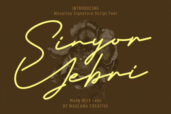 Sinyor Yebri: A Romantic Script Font That Elevates Web Design