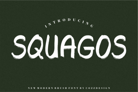 Squagos: A Handwritten Brush Font That Feels Like Your Best Creative Idea