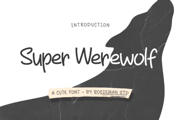 Super Werewolf Font: A Playful Handwritten Typeface for Real Small Businesses