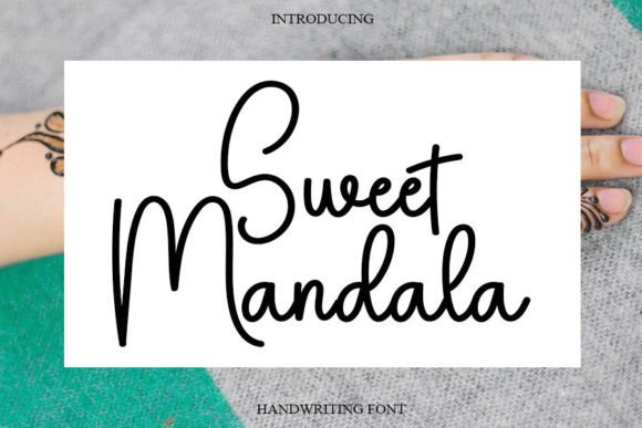 Sweet Mandala: A Handwritten Font That Elevates Digital Branding