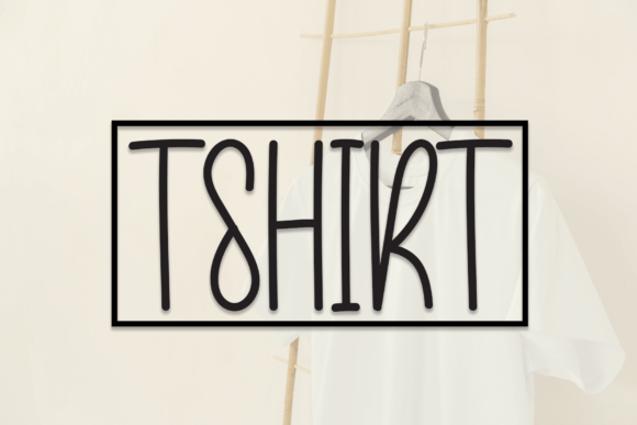 Tshirt Font: A Handwritten Touch That Elevates Real Business Materials