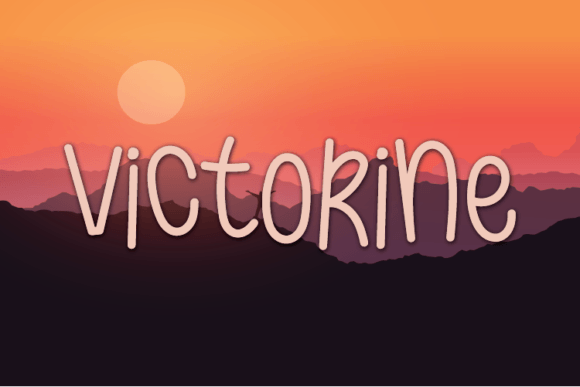 Victorine: A Natural Handwritten Font for Digital Branding