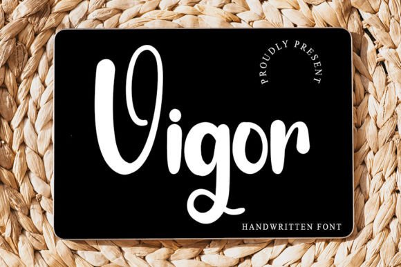 Vigor: A Timeless Handwritten Font for Editorial Design