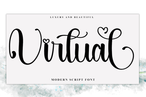 Virtual: An Elegant Handwritten Font for Editorial Design