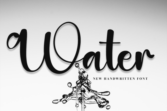 Water: A Handwritten Font for Elegant Digital Branding