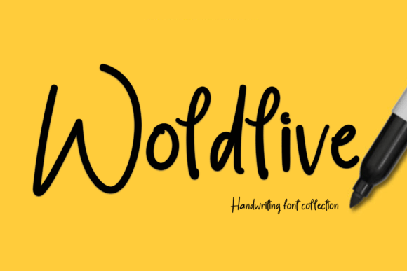 Woldlive: A Handwritten Font That Makes Your Brand Feel Human